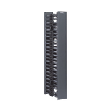 Organizador Vertical NetRunner, Doble (Frontal y Posterior), de 22.5 UR, 4.9in de Ancho, Color Negro