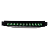 ODF Deslizable 1U con 24 Adaptadores LC DX y 48 Pigtails - Fibralink