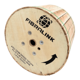 Carrete de 5 KM de Cable de Fibra Óptica mini ADSS (ASU) SM G652D 12 Núcleos 120 Span - Fibralink