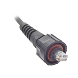 Patch Cord Industrial "Ruggedized" a Plug Modular, Cat6, de 3 ft, Color Negro