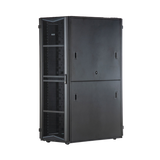 Gabinete FlexFusion para Centros de Datos, 45 UR, 700 mm de Ancho, 1070 mm de Profundidad, Sin Paneles Laterales, Fabricado en Acero, Color Negro