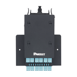 Soporte Para 2 Casetes HD Flex de  6 Puertos Duplex, Para Uso con Gabinetes de Zona, Color Negro