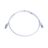 Patch Cord Z-MAX Cat6A S/FTP, CM/LS0H, 3ft, Color Blanco, Versión Bulk (Sin Empaque Individual)