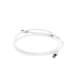 Patch Cord Z-MAX Cat6A S/FTP, CM/LS0H, 7ft, Color Blanco, Versión Bulk (Sin Empaque Individual)