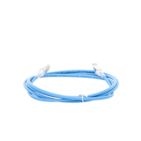 Patch Cord Z-MAX Cat6A S/FTP, CM/LS0H, 7ft, Color Azul, Versión Bulk (Sin Empaque Individual)