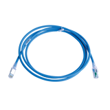 Patch Cord Z-MAX Cat6A S/FTP, CM/LS0H, 7ft, Color Azul, Versión Bulk (Sin Empaque Individual)