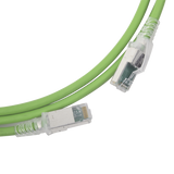 Patch Cord Z-MAX Cat6A S/FTP, CM/LS0H, 7ft, Color Verde