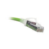 Patch Cord Z-MAX Cat6A S/FTP, CM/LS0H, 7ft, Color Verde, Versión Bulk (Sin Empaque Individual)