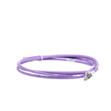 Patch Cord Z-MAX Cat6A S/FTP, CM/LS0H, 7ft, Color Violeta, Versión Bulk