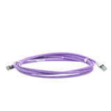 Patch Cord Z-MAX Cat6A S/FTP, CM/LS0H, 7ft, Color Violeta, Versión Bulk