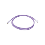 Patch Cord Z-MAX Cat6A S/FTP, CM/LS0H, 7ft, Color Violeta, Versión Bulk