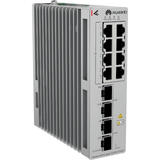 Switch Industrial eKit / 8 Puertos Gigabit / 2 SFP / 2 SFP+ / Montaje en Riel DIN / Fuente Redundante: 9.6 a 50 VCD / Libre de licenciamiento / Gestión gratuita desde la Nube