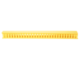 Kit de Administrador de Cables Vertical FiberRunner 2X2, Incluye Soportes de Montaje y Accesorios, Color Amarillo