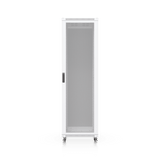UACC Rack Cabinet 42U (600 × 1000 mm) – Gabinete de Piso Totalmente Ensamblado con Ventiladores Integrados, Paneles Removibles, Ruedas con Seguro y Puerta Frontal Perforada para Óptimo Flujo de Aire