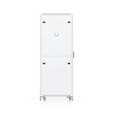 UACC Rack Cabinet 42U (600 × 800 mm) – Gabinete de Piso Totalmente Ensamblado con Ventiladores Integrados, Paneles Removibles, Ruedas con Seguro y Puerta Frontal de Vidrio Templado