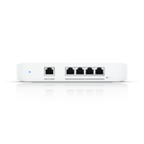 USW Flex XG Switch Capa 2, Compacto de 4 Puertos 10GbE, Puede ser Alimentado por un Puerto GbE PoE+ o con un Adaptador 5 Vcc USB-C