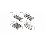 Organizador de Cables Horizontal CableTek, Sencillo (Solo Frontal), Para Rack de 19in, 1 UR