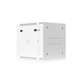 UACC Rack Cabinet 12U (600 x 703 mm) - Gabinete Cerrado para Montaje en Pared con Puerta Frontal Perforada, Puerta Trasera Abatible (Swing-Out) y Paneles Laterales Removibles con Llave