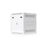UACC Rack Cabinet 12U (598 x 600 mm) - Gabinete Cerrado para Montaje en Pared con Puerta Frontal Perforada, Totalmente Ensamblado con Ventiladores Integrados y Paneles Removibles