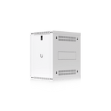 UACC Rack Cabinet 12U (550x 450 mm) - Gabinete Cerrado para Montaje en Pared con Puerta Frontal Perforada, Totalmente Ensamblado con Ventiladores Integrados y Paneles Removibles