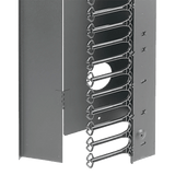 Gabinete Rack ProLine ConnecTek 42 UR 2000 x 800 x 1200 mm con Capacidad 1134 kg  Acero, Color Negro Con Organizadores Laterales Frontal y Traseros Incluidos
