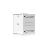 UACC Rack Cabinet 12U (550x 450 mm) - Gabinete Cerrado para Montaje en Pared con Puerta Frontal Perforada, Totalmente Ensamblado con Ventiladores Integrados y Paneles Removibles