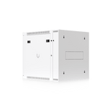 UACC Rack Cabinet 12U (600 x 703 mm) - Gabinete Cerrado para Montaje en Pared con Puerta Frontal Perforada, Puerta Trasera Abatible (Swing-Out) y Paneles Laterales Removibles con Llave