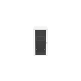 Gabinete PanZone de Montaje en Pared, de 19in, Puerta con Ventana de Seguridad, 26 UR, 762mm de Profundidad, Color Blanco