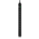 PDU ES2P Básico para Distribución de Energía, Enchufe de Entrada NEMA L5-20P, Con 12 Contactos NEMA 5-20R, Instalación Horizontal de 19in, 1UR, 20 Amp, 120 Vca
