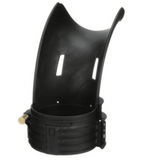 Conducto tipo cascada Tak-Ty™, 4 in, negro