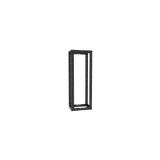 Rack de Cuatro Postes Estándar de 19", Rieles Con Orificio Para Tuerca Enjaulada, Profundidad Ajustable de 23 a 42 in, 45 Unidades de Rack, Color Negro
