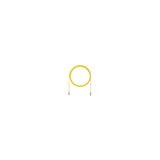 Cable de Parcheo TX6, UTP Cat6, Diámetro Reducido (28AWG), Color Amarillo, 7.62 Metros (25 Pies)