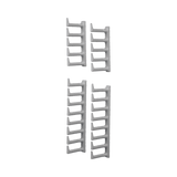 Kit de Dedos para Gestión de Cables / 100 mm de Longitud / Para Gabinetes de 42 o 45 UR / Anchura Ajustable 600-800 mm / Color Blanco