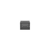 Gabinete PanZone de Montaje en Pared, de 19in, Puerta con Ventana de Seguridad, 9 UR, 635mm de Profundidad, Color Negro