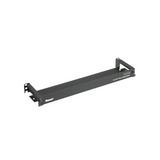 Organizador de Cables Frontal, para Panel de Fibra Óptica HD Flex™, de 1 UR, Color Negro