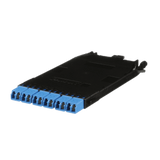 Cassette HD Flex Para 12 Fibras Monomodo OS2, de MPO a 6 Conectores LC Duplex, Método de Polaridad A, Color Azul