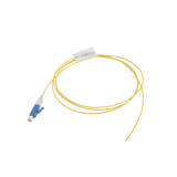 Pigtail de Fibra Óptica LC/UPC Simplex Monomodo OS1/OS2 XGLO OFNR Color Amarillo 1 Metro - Fibralink México
