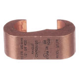 Conector de Conexión Tierra tipo "E" para Conductor de Cobre 6 Awg - 2Awg, 1 Pieza