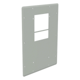 Placa Adaptadora de Aluminio con Corte para Aire Acondicionado T20, Gabinetes ComLine OSP, 838 x 381mm Con Junta de Espuma y Hardware Inoxidable