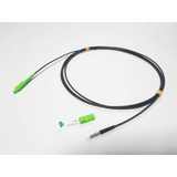 Rollo de Fibra Óptica Drop Redonda G657A2 Monomodo Simplex de 100 Metros con Conectores SC/APC-SC/APC para Instalaciones Aéreas o a la Intemperie