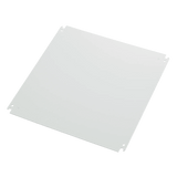 Platina de Montaje Posterior / 30x30 in (762x762 mm) / Acero Calibre 12GA / Recubrimiento en Polvo Blanco / Compatible Triplay 3/4 in