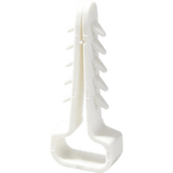 Grapa con Taquete de Nylon / 5 × 8 mm / Blanco / Uso Interior y Exterior / 100 Piezas