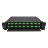 ODF para Rack 19" / 48 Empalmes / 48 Acopladores SC/APC / 48 Pigtails SC/APC / 2 UR
