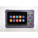 OTDR Touch para Pruebas en los Enlaces de Fibra Óptica Multimodo / Longitudes de onda  850nm y 1300nm / Función VFL 10mW / Función OPM / Función de Mapeo de cables de Red RJ45 / Recargable / Distancia de prueba de hasta 26