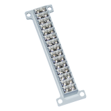 Bloque de Terminales / 15 Líneas / 10 A / 400 V / Carcasa Modular ABS / Terminales de Cobre