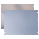Tapa Ciega Para Rack Estándar de 19in, Plano, de Aluminio, 3 UR