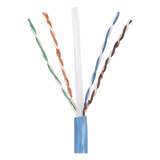 Bobina de Cable UTP 305 m. de Cobre, PanNet, Azul, Categoría 5e (24 AWG), PVC (CM), de 4 pares