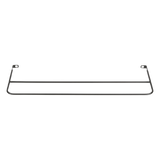 Barra para Aliviar Tensión o Peso Atrás de Patch Panel, Extendida de 7 Pulgadas, Montaje Invertido, Color Negro