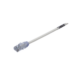 Cable de Parcheo UTP Cat6A, CM/LSZH, Diámetro Reducido (28AWG), Color Blanco, 0.5 m.