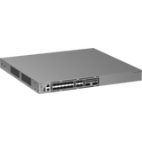 Switch 10G / 12 Puertos SFP+ 1G/2.5G/10G / 4 Puertos SFP28 10G/25G / 2 Puertos QSFP+ 40G / Capacidad 600 Gbps / Reenvío 446.4 Mpps / CPU Quad Core ARMv8 Cortex-A72 / 1 RU / Alimentación AC / Línea Cybrey
